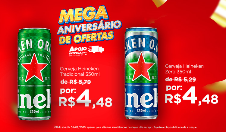 Heineken Lata 350ml até 08/06